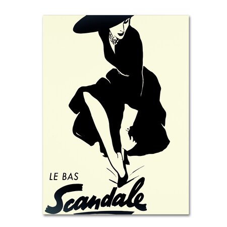 Scandale by Vintage Apple Collection, 14x19-Inch Canvas Wall Art